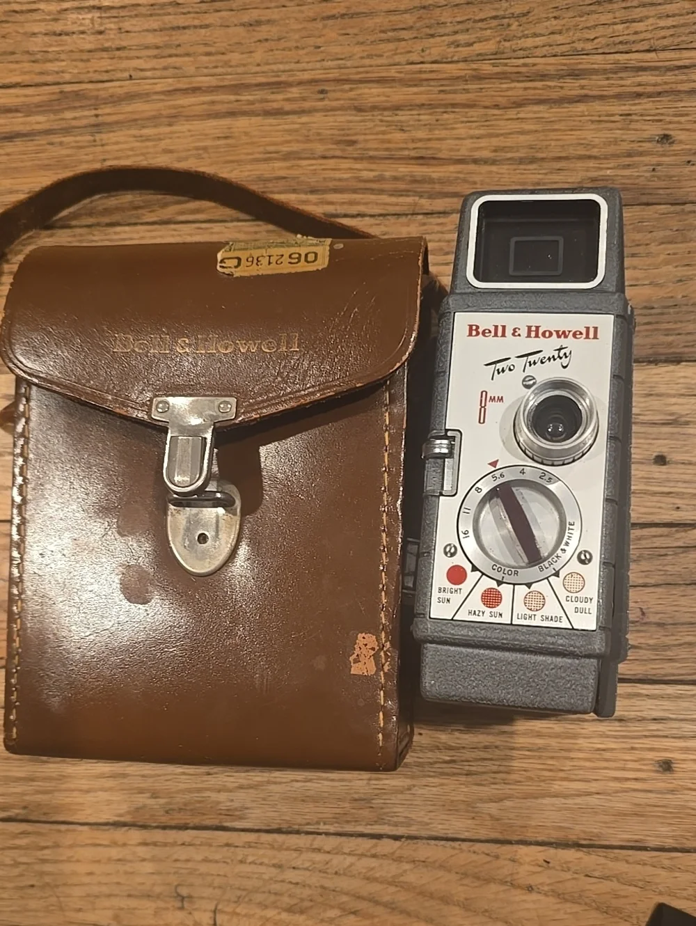 Two Twenty 8mm Vintage Movie Camera - Gray 1950s BELLE AND HOWELL